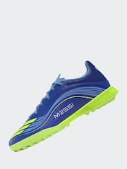 adidas Blue/Yellow Adult F50 Messi League Turf Boots - Image 11 of 19