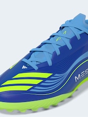 adidas Blue/Yellow Adult F50 Messi League Turf Boots - Image 17 of 19