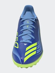 adidas Blue/Yellow Adult F50 Messi League Turf Boots - Image 18 of 19