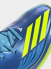 adidas Blue/Yellow Adult F50 Messi League Turf Boots - Image 19 of 19