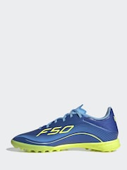 adidas Blue/Yellow Adult F50 Messi League Turf Boots - Image 2 of 19