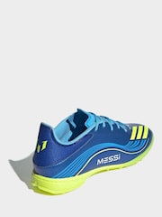 adidas Blue/Yellow Adult F50 Messi League Turf Boots - Image 4 of 19