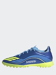adidas Blue/Yellow Adult F50 Messi League Turf Boots - Image 5 of 19