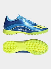 adidas Blue/Yellow Adult F50 Messi League Turf Boots - Image 7 of 19