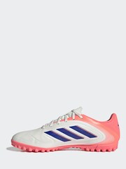 adidas White/Blue Adult Copa Pure 3 Club Turf Boots - Image 4 of 9