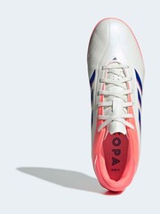 adidas White/Blue Adult Copa Pure 3 Club Turf Boots - Image 5 of 9