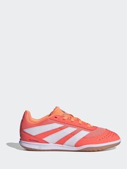 adidas Coral/White Kids Predator Club Indoor Sala Boots - Image 3 of 9