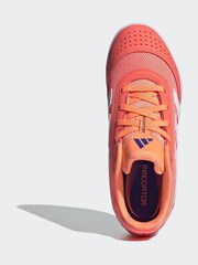 adidas Coral/White Kids Predator Club Indoor Sala Boots - Image 6 of 9