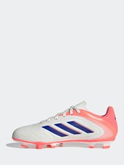 adidas White/Blue Kids Copa Pure 3 Club Firm/Multi-Ground Boots - Image 4 of 9