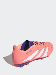 adidas Coral/White Kids Predator League Firm/Multi-Ground Boots - Image 5 of 10