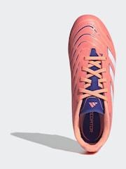 adidas Coral/White Kids Predator League Firm/Multi-Ground Boots - Image 7 of 10