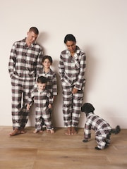 Cream Check Matching Family Christmas Pet Pyjamas - Image 4 of 4