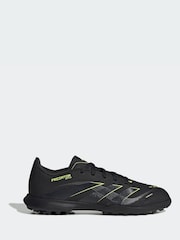 adidas Black/Lime Kids Predator League Turf Boots - Image 1 of 10