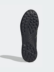 adidas Black/Lime Kids Predator League Turf Boots - Image 7 of 10