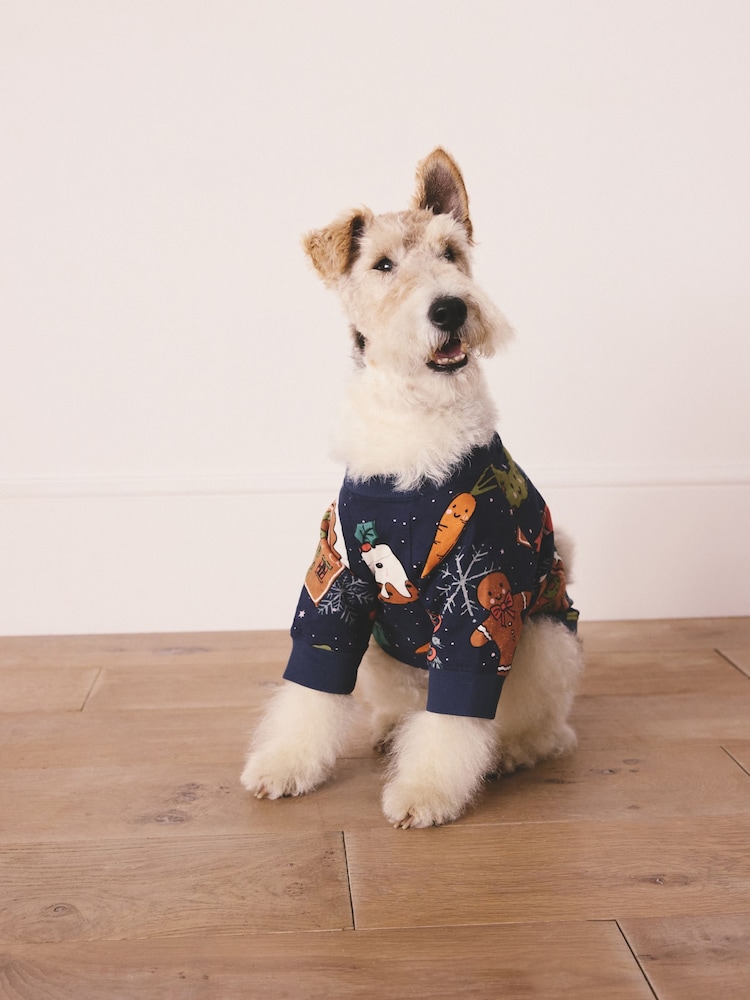 Buy Navy Pudding Matching Family Christmas pet Pyjamas from Next Singapore