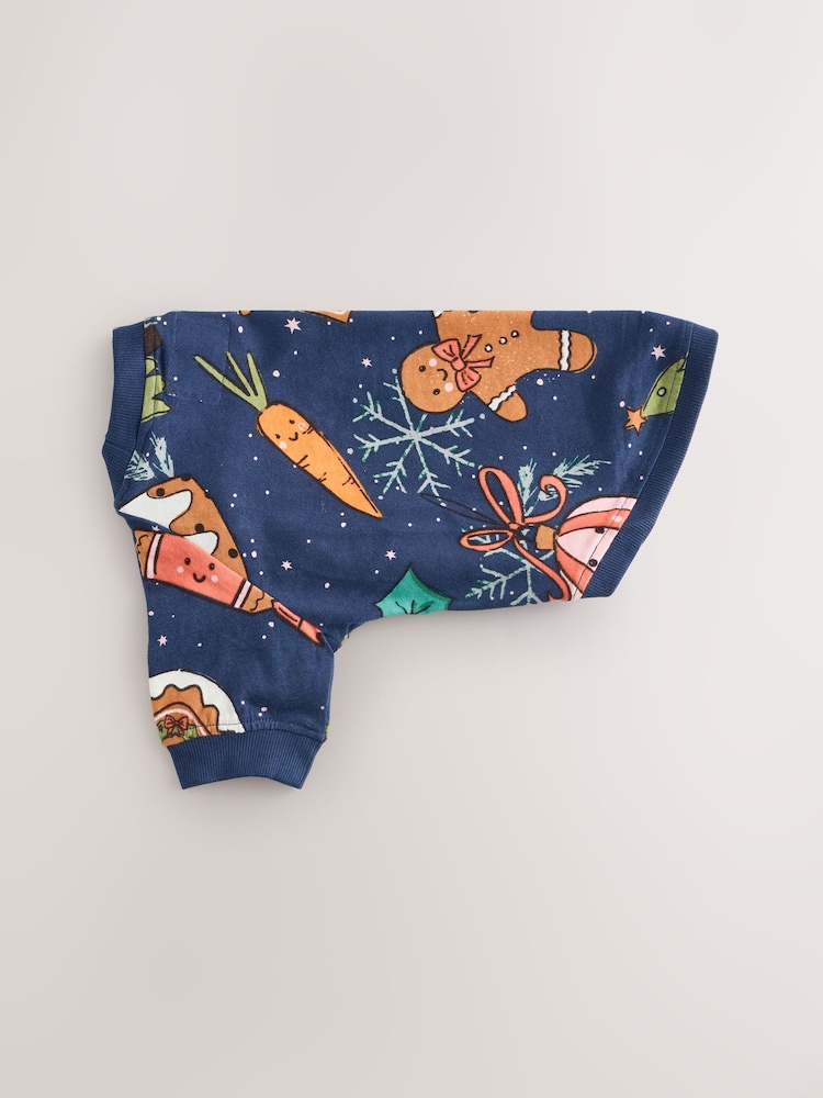 Buy Navy Pudding Matching Family Christmas pet Pyjamas from Next Singapore