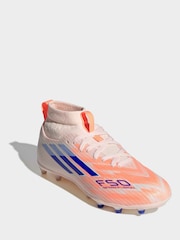 adidas Orange Kids F50 Sparkfusion League Firm Ground/Artificial Grass Boots - Image 1 of 10