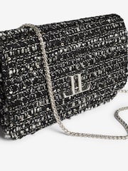 Lipsy Black Boucle Mini Cross-Body Bag - Image 5 of 6