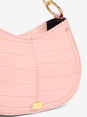 Lipsy Pink Mini Top Handle Bag with Bamboo Style Handle - Image 3 of 4