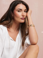 Long Tall Sally White Boho Linen Top - Image 4 of 7