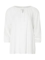 Long Tall Sally White Boho Linen Top - Image 7 of 7