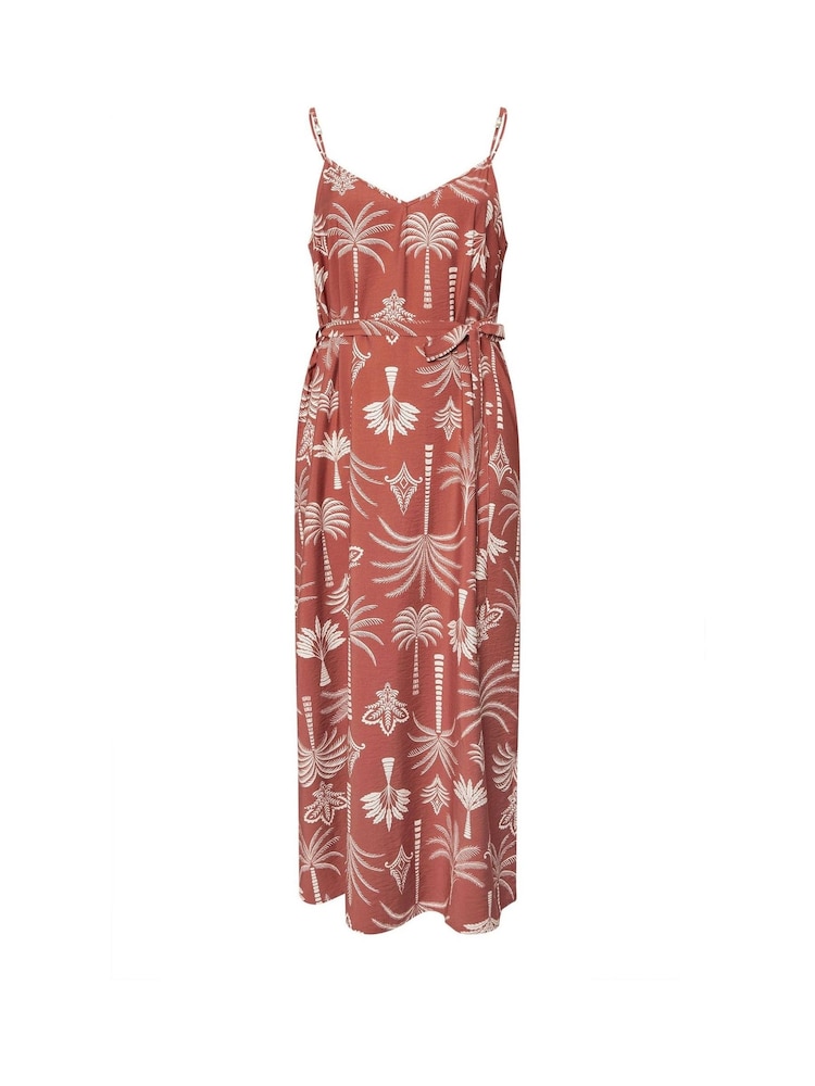 Yours Curve Orange Beaded Cami Dress - Image 4 of 4