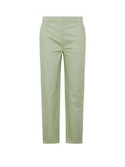 Long Tall Sally Sage Green Cotton Casual Chino Trousers - Image 5 of 5