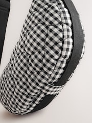 Navy Gingham Quilted Sling Bag - Image 5 of 6