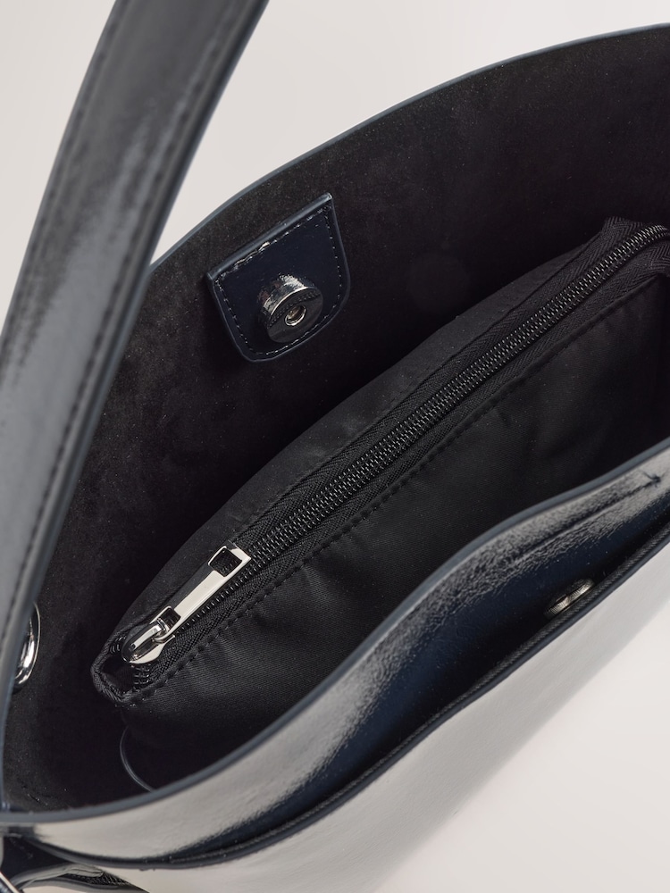 Navy Mini Bucket Bag - Image 7 of 7