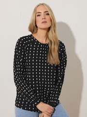Long Tall Sally Raglan Scoop Neck Blouse - Bild 1 von 4
