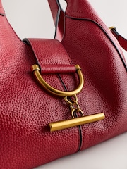 Red Mini Compartment Hand Held Bag - Image 3 of 6
