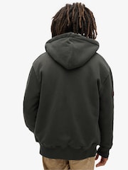 Superdry Black Borg Lined Ziphood Hoodie - Image 3 of 6