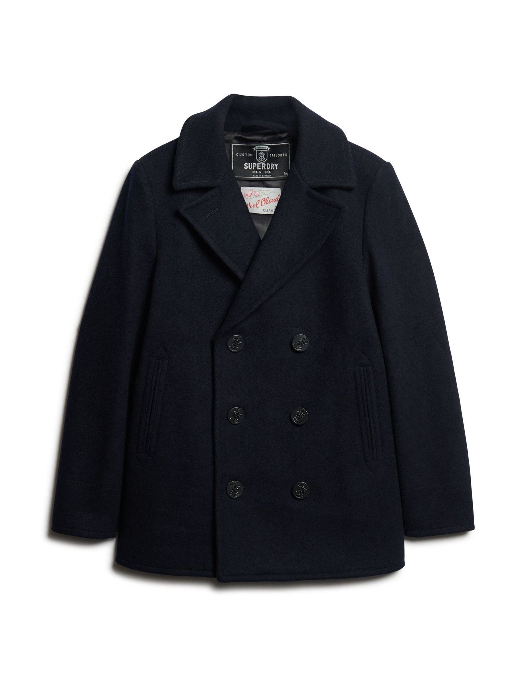 Next：日本 Superdry The Merchant Store - ウール ピーコート from