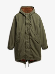 Superdry Green Military Parka - Image 1 of 1