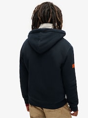 Superdry Blue Borg Lined Ziphood Hoodie - Image 2 of 6