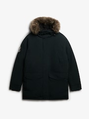 Superdry Green Everest Faux Fur Parka Jacket - Image 5 of 5