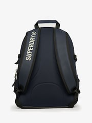 Superdry Blue 100% Cotton Tarp Rucksack - Image 2 of 4