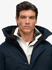 Superdry Blue City Padded Parka Coat - Image 5 of 7