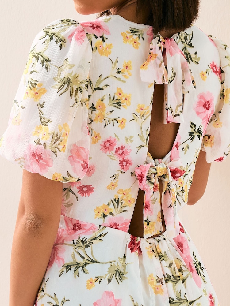 sachin and babi light blue dress Abbie Dress in Blush