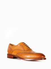 Oliver Sweeney Brown Calf Leather Oxford Brogues Shoes - Image 2 of 5
