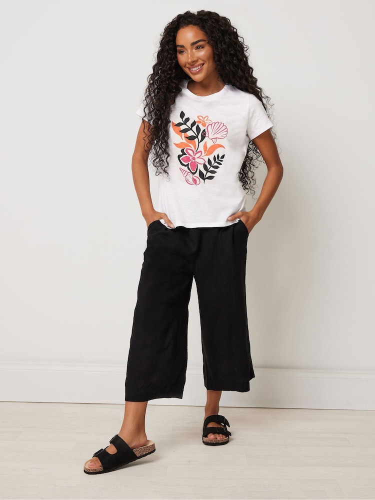 M&Co Petite Crew Neck 100% Cotton T-Shirt - Imagen 2 de 5 M&Co Petite Crew Neck 100% Cotton T-Shirt - Imagen 2 de 5