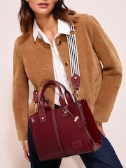 Friends Like These Burgundy Red Medium Square Tote Bag - Image 1 of 1