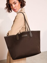 Friends Like These Brown Soft Shopper Tote Bag - Image 7 of 7