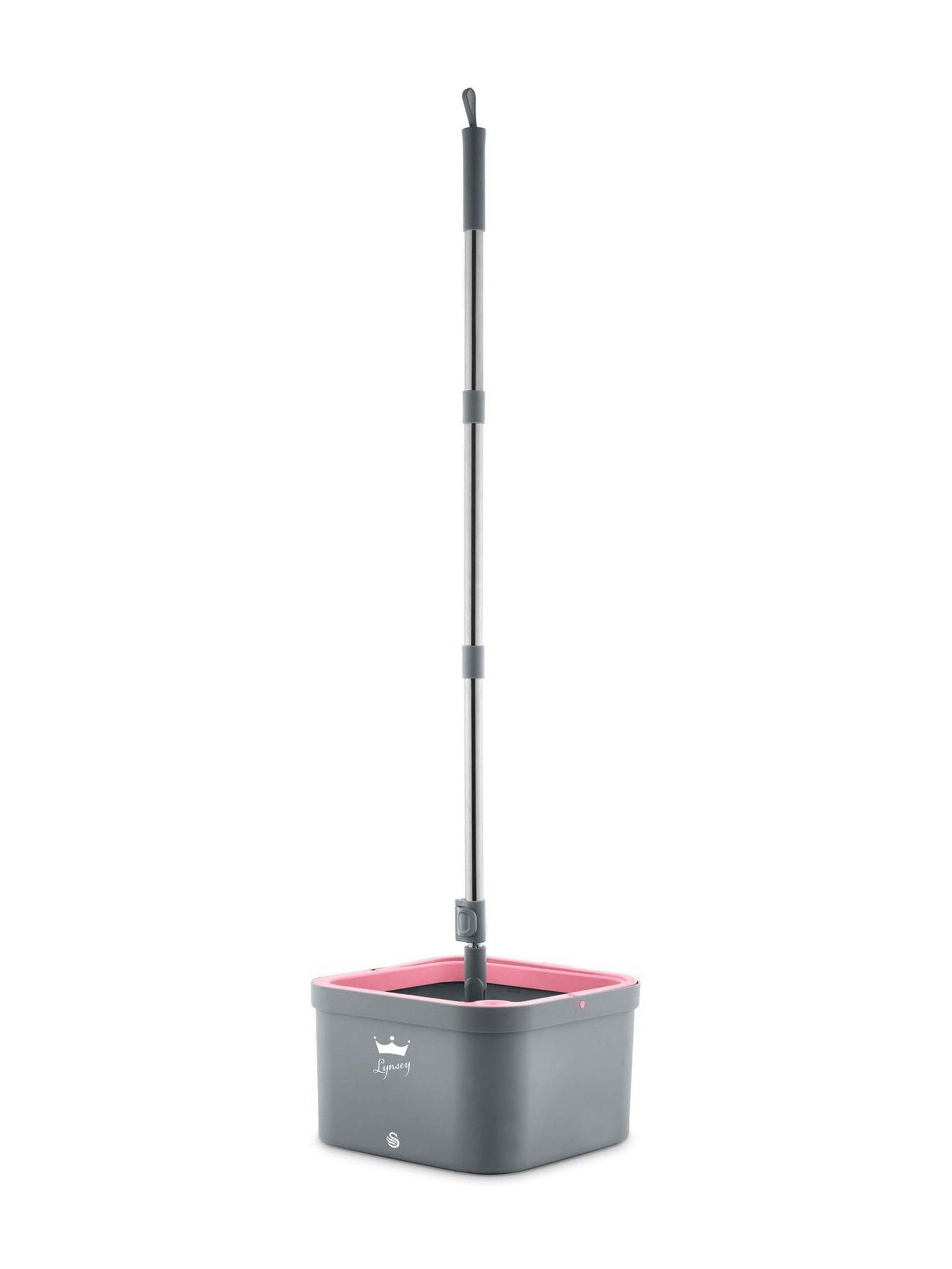 Swan Pink Tv's Queen of Clean Turbo Spin Mop