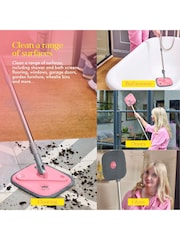 Swan Pink Tv's Queen of Clean Turbo Spin Mop - Image 4 of 9