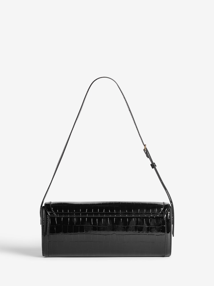Friends Like These Black East and West Shoulder Bag - Image 5 of 5