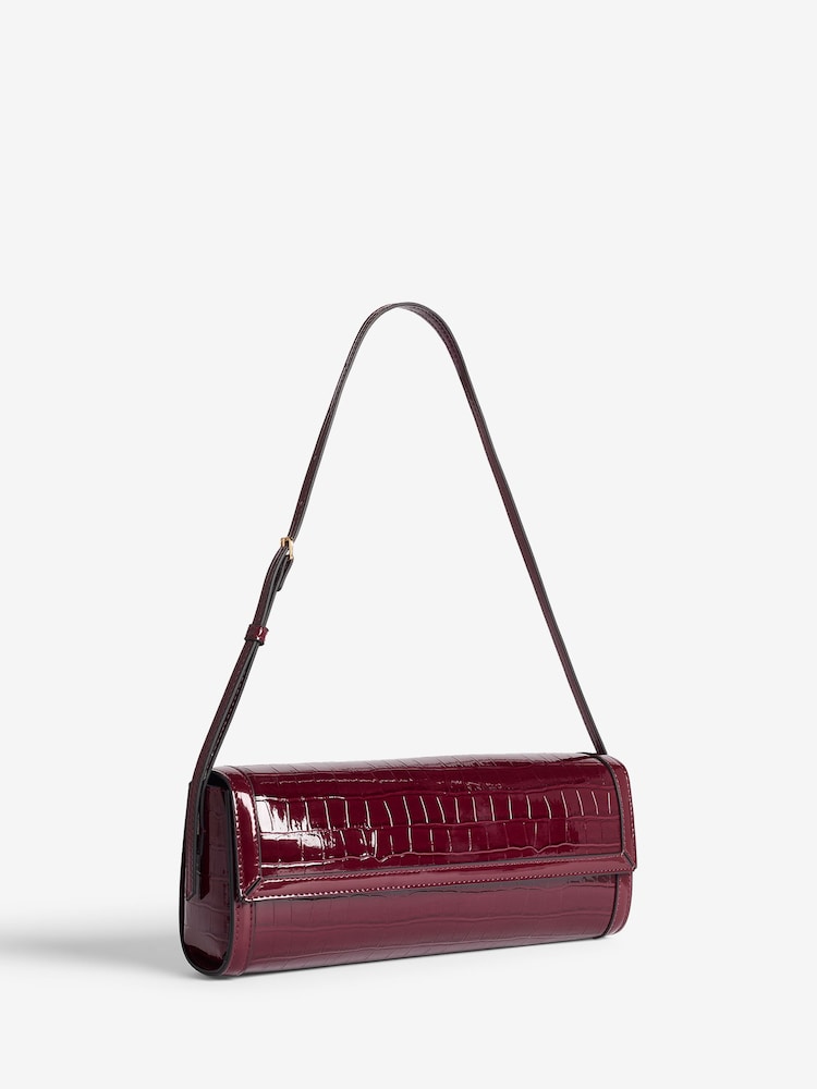 Friends Like These Burgundy Red East and West Shoulder Bag - Image 2 of 5