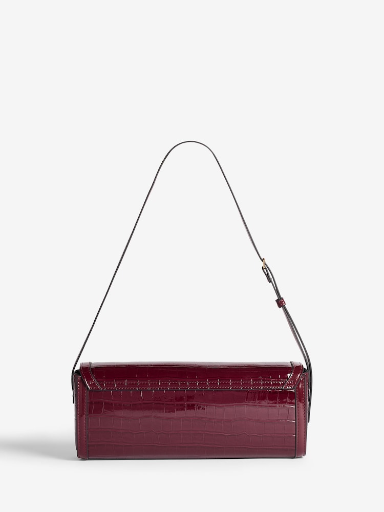 Friends Like These Burgundy Red East and West Shoulder Bag - Image 5 of 5