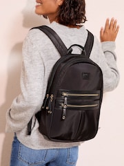 Friends Like These Black Nylon Backpack - Image 1 of 6