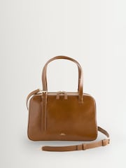 A.P.C. Tan Brown Virginie Box Bag - Image 1 of 1